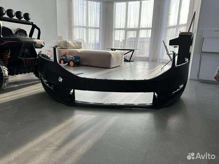 Бампер передний шкода октавия а7 рест