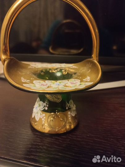 Ваза корзинка Богемия