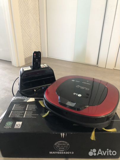 Робот пылесос lg hom bot vrf6043lr