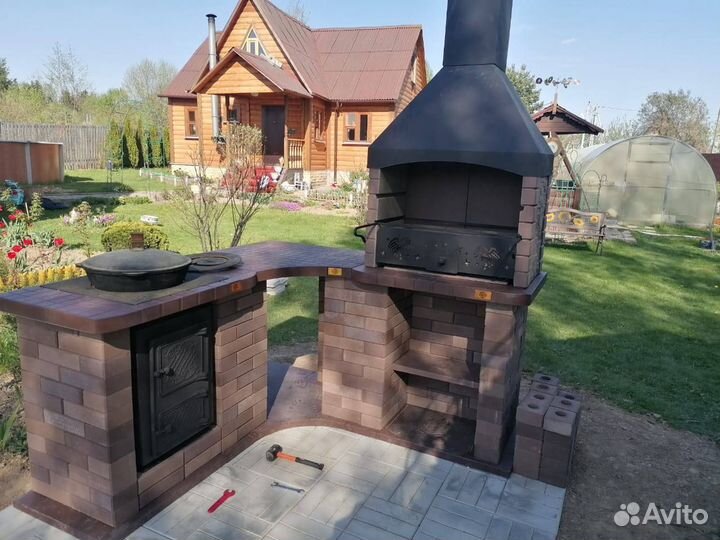 Модульные печи барбекю. Зона Барбекю