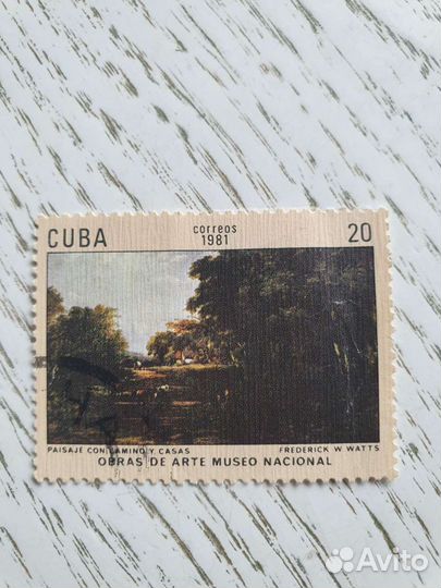 Марка 1981 г Cuba