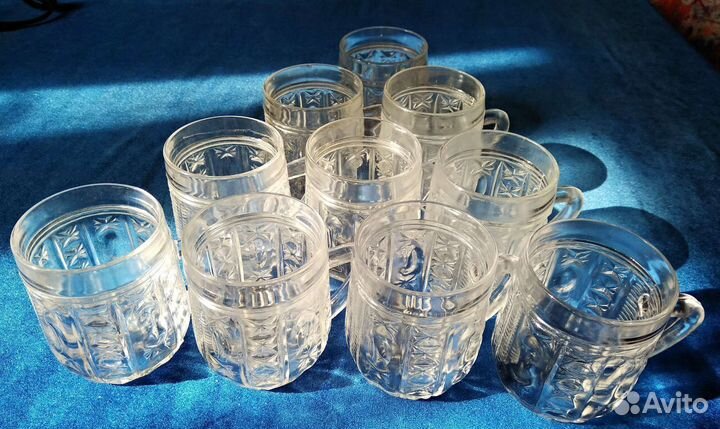 Посуда из хрусталя разная