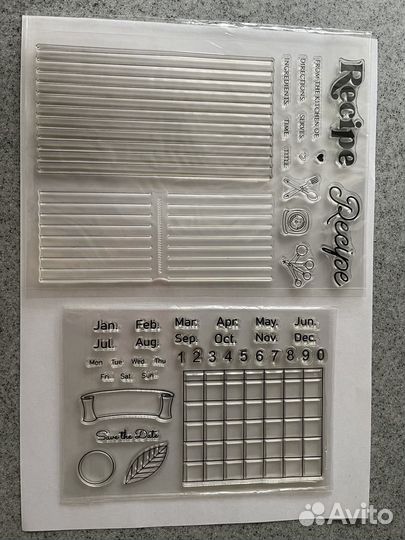 Силиконовый штамп для творчества