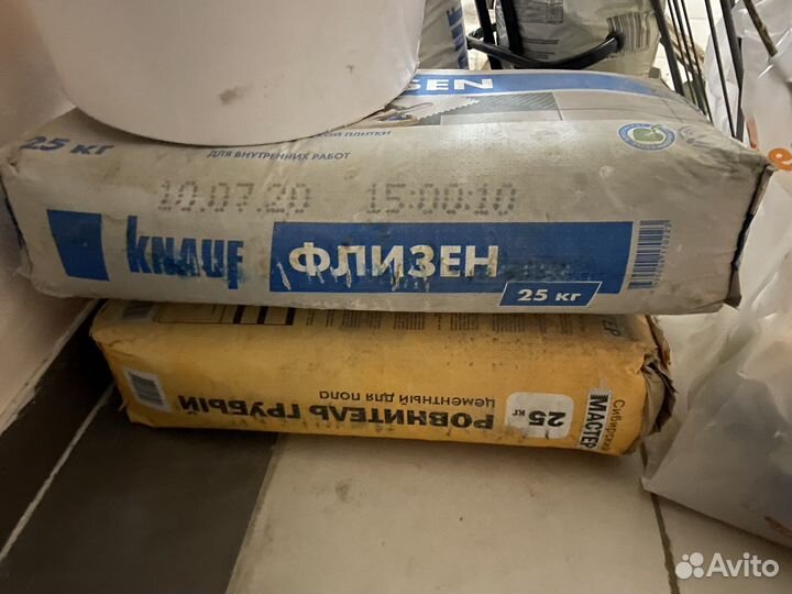 Остатки стройматериалов после ремонта
