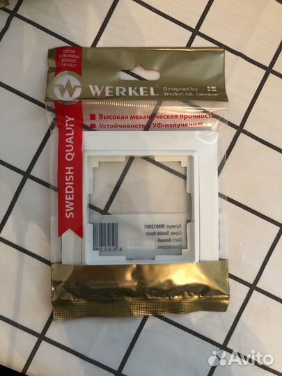 Рамки 6шт Werkel на 1 пост белые W0012001