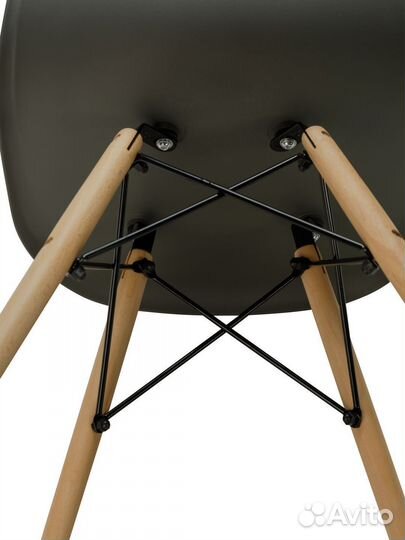 Стул в стиле eames DSW,графит, 1 шт