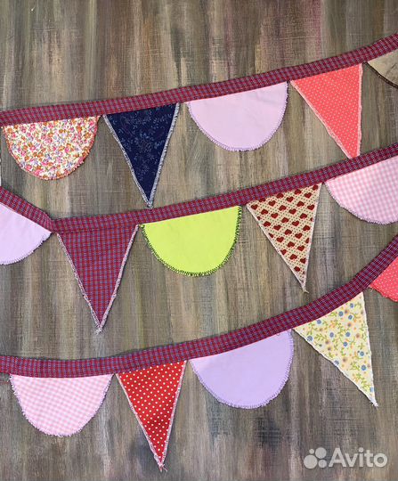 Гирлянда текстильная