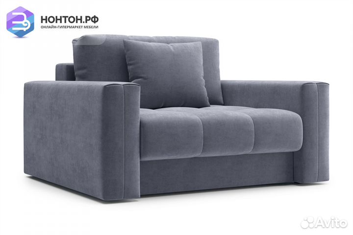 Кресло тик-так Монарх темно-серое