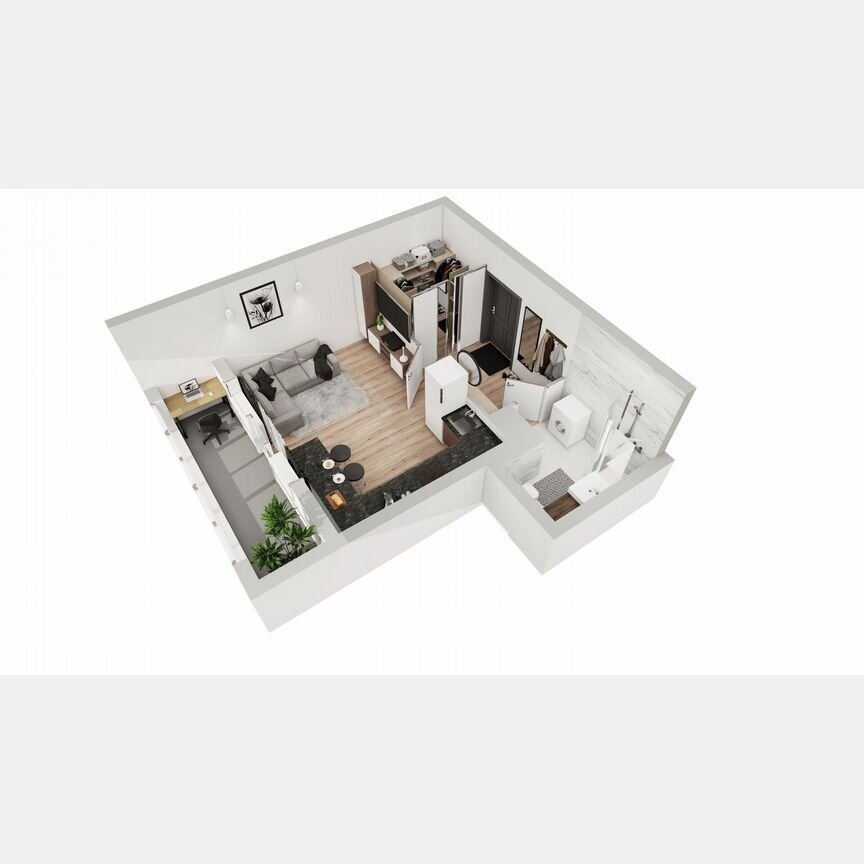 Квартира-студия, 34,2 м², 7/8 эт.