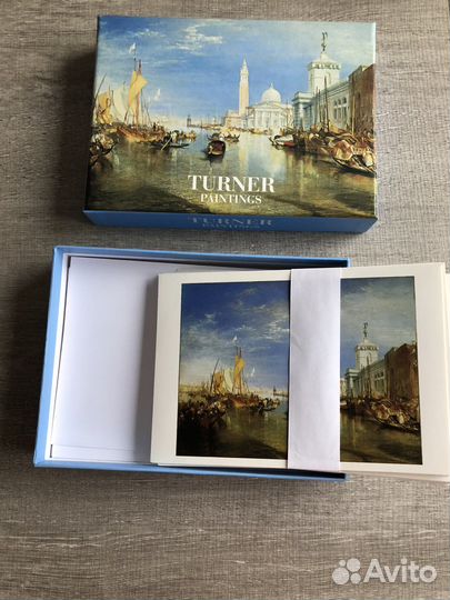 Набор 17 открыток с картинами Тернера