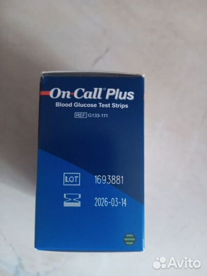 Тест полоски one touch plus 50шт