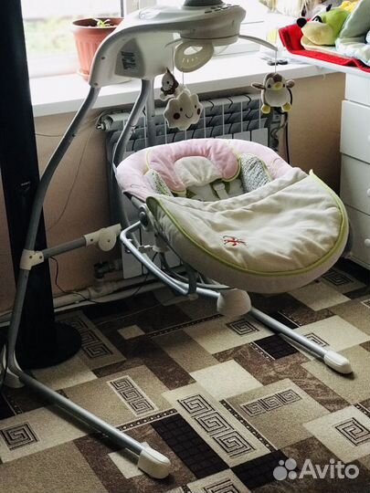 Электрокачели-шезлонг