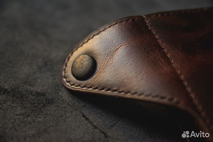 Кошелёк кожаный ручная работы