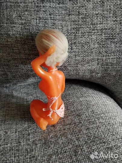 Кукла ГДР СССР с грудью купальщица русалка