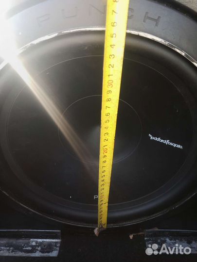 Сабвуфер rockford +конденсатор