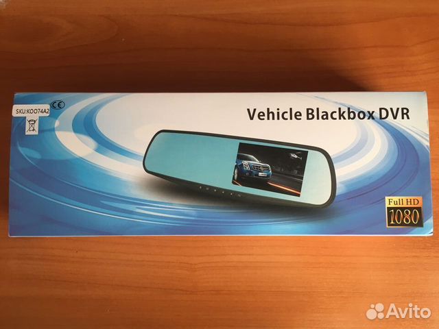 Зеркало-видеорегистратор с камерой З/В + установка