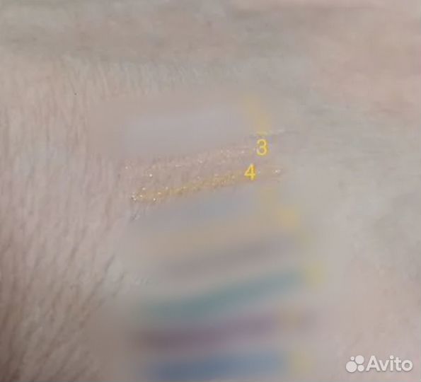 Карандаш для глаз с глиттером. (3, 4)