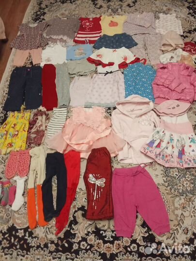 Пакет вещей на девочку 1,5-2, 5 года