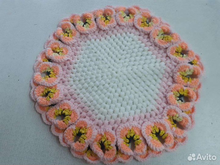 Салфетка Анютины глазки