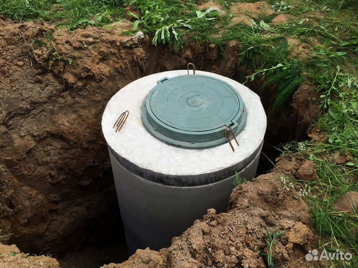 Септик под ключ, кольца В наличии