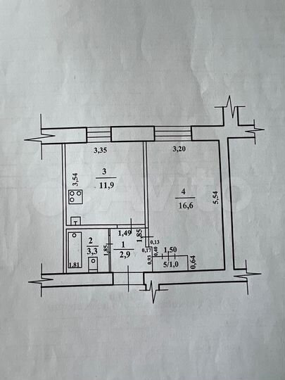 1-к. квартира, 35,7 м², 5/9 эт.