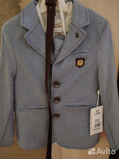 Костюм-тройка на мальчика фирмы Moda Grande