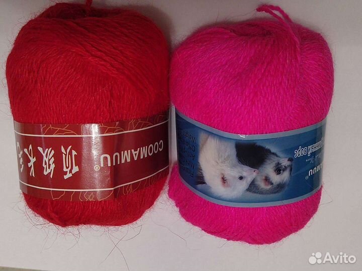 Пряжа для вязания пух норки