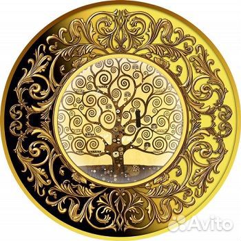 Монета Золотое дерево счастья серебро Камерун 2021