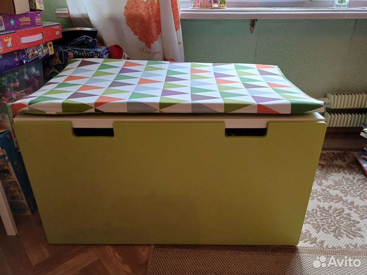 Скамья с ящиком стува икеа