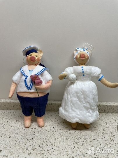 Елочные игрушки, ручная работа