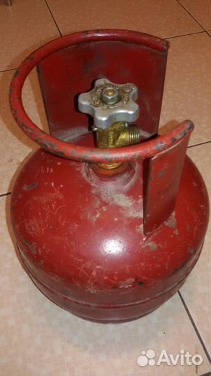 Газовый баллон 5 литров для обогревателя или плиты