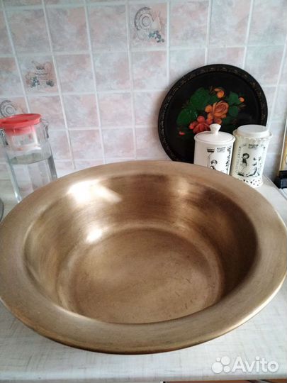 Медный таз для варенья СССР