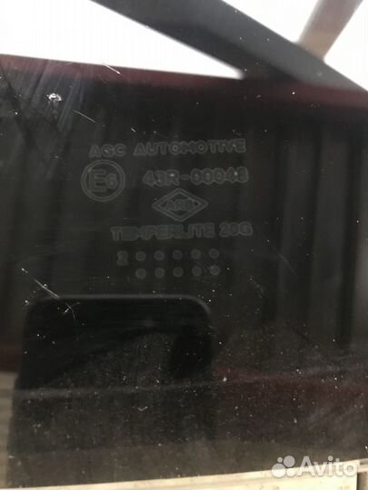 Стекло двери задней левой Renault Sandero 1