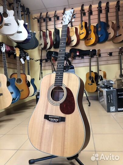 Гитара cort earth 70 массив ели трасакустика