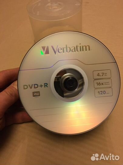 Болванка DVD-R Verbatim 4.7Gb