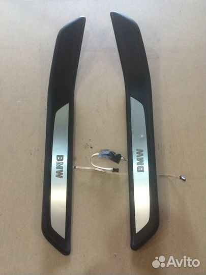 Накладки порога с подсветкой BMW 7 series F01