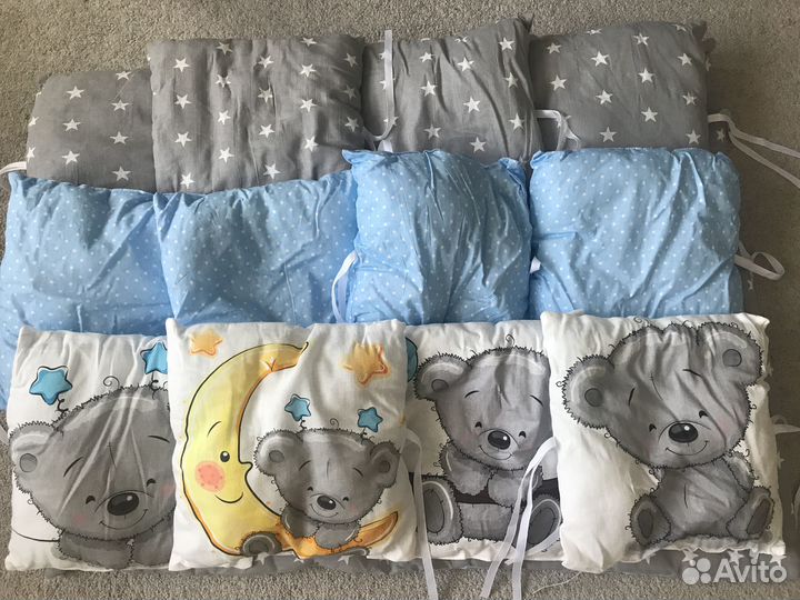 Бортики подушки в комплекте с одеялом