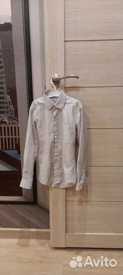Рубашка школьная для мальчика рост 122-128