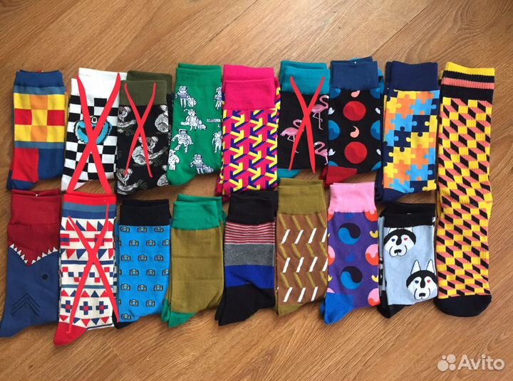 Носки с принтом да