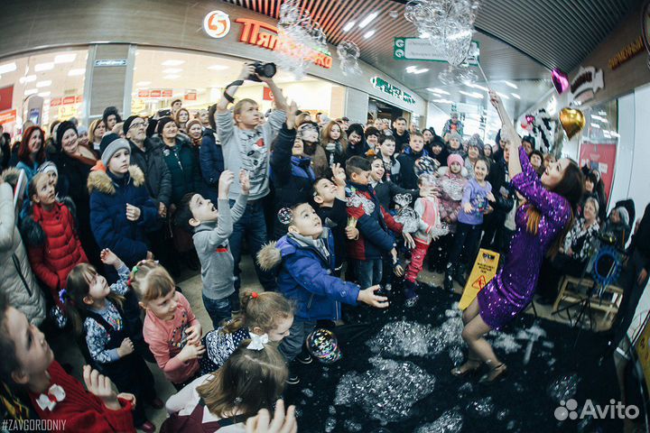 Шоу мыльных пузырей