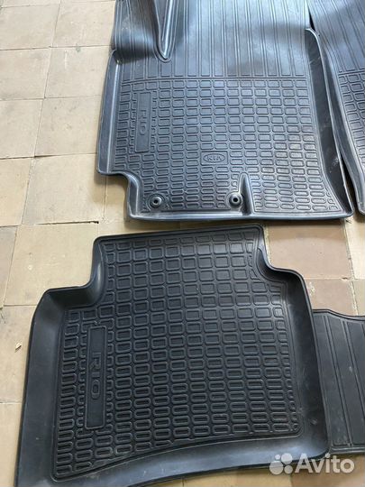 Ковры салона kia rio хline