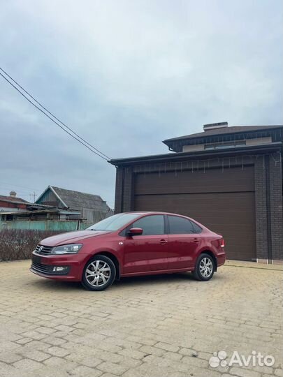 Volkswagen Polo 1.6 AT, 2016, 80 000 км