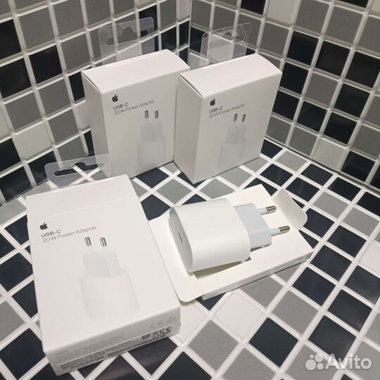 Адаптер USB-C 20W (1:1 оригинал)
