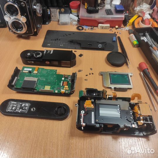 Ремонт цифровой фототехники, объективов, чистка