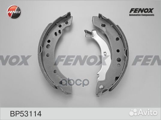 Колодки тормозные барабанные зад прав/лев B