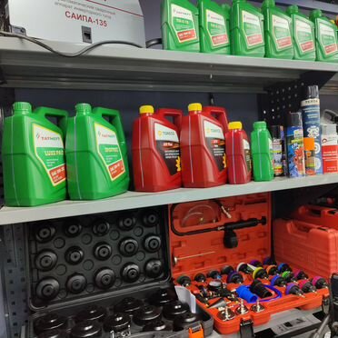 Замена масла в моторе, АКПП и антифриза аппаратно