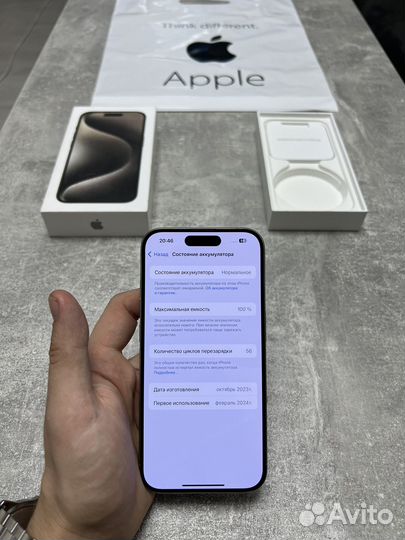 iPhone 15 Pro, 128 ГБ