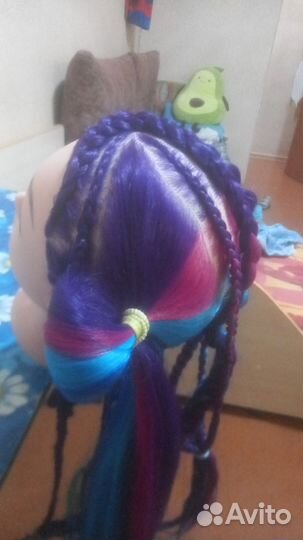 Афрокосички с канекалонами