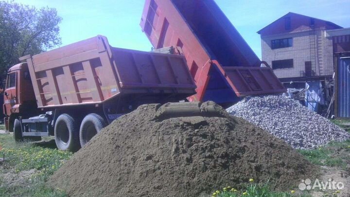 Песок,вывоз мусора 22куба 30тонн