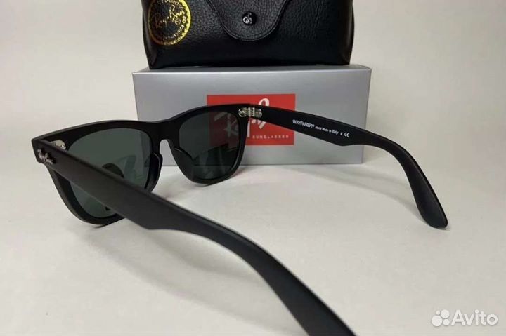 Солнцезащитные очки ray ban wayfarer чёрные